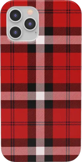 As if! | Red Plaid Case