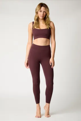 Desire Full Length Legging Deep Burgundy