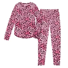 Girls Proplush Velour 2pc. Long Sleeve Crew & Pant Set