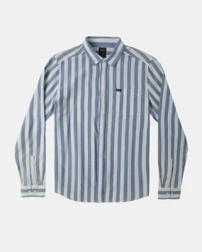 Harbour Long Sleeve Shirt - Denim Stripe