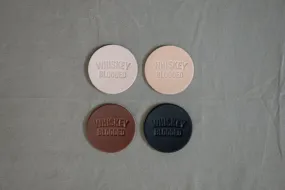 Leather Coaster | Whiskey Blooded | Manready Mercantile