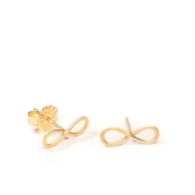 <!--ER774-->mini infinity stud earrings