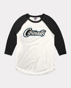 UCF Citronauts Script White & Black Raglan